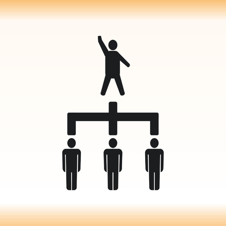 Group of people icon, Friends icon,  vector illustrationのイラスト素材