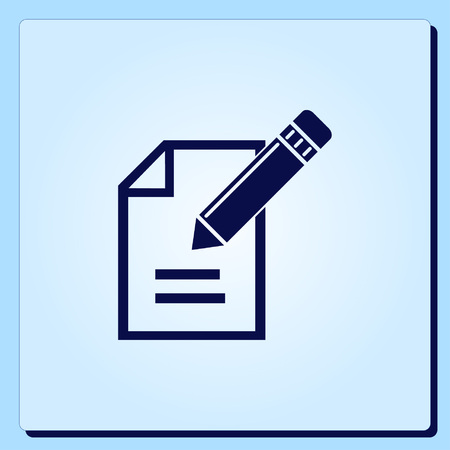 Notebook icon, vector illustration.のイラスト素材