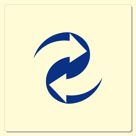 Arrow indicates the direction  icon, vector illustrationのイラスト素材