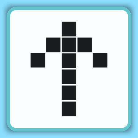 Arrow indicates the direction  icon, vector illustrationのイラスト素材