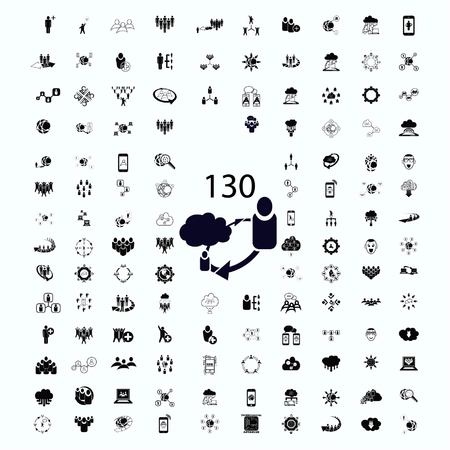 Friendship icon, Group of people icon, vector illustration. Flat design styleのイラスト素材