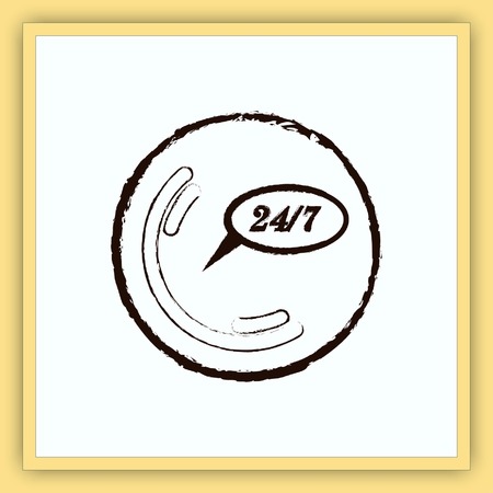 The handset, phone icon , vector illustration.のイラスト素材