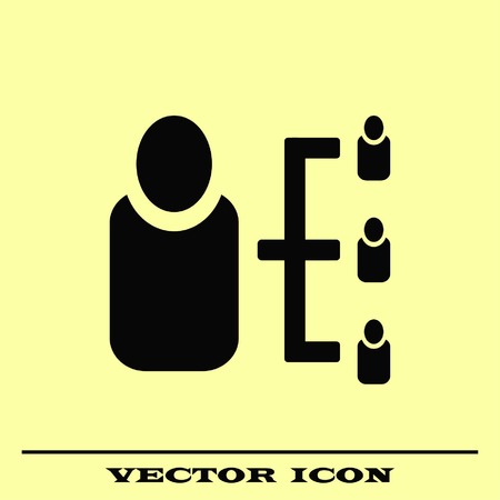 Group of people icon, Friends icon,  vector illustrationのイラスト素材