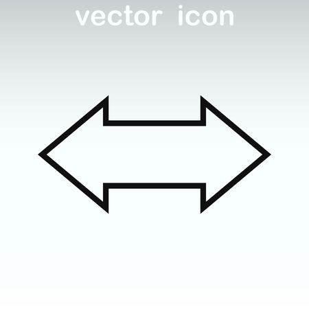 Arrow indicates the direction  icon, vector illustrationのイラスト素材