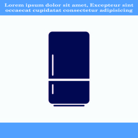 Home appliances icon. Refrigerator icon. Vector illustration. Kitchenware.のイラスト素材