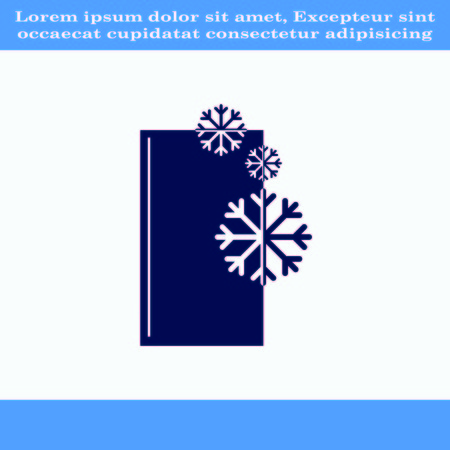 Home appliances icon. Refrigerator icon. Vector illustration. Kitchenware.のイラスト素材