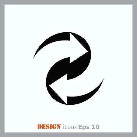 Arrow indicates the direction  icon, vector illustrationのイラスト素材