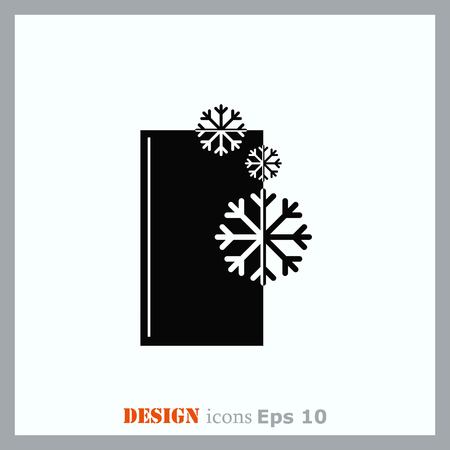 Home appliances icon. Refrigerator icon. Vector illustration. Kitchenware.のイラスト素材