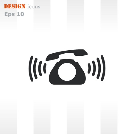The handset, phone icon , vector illustration.のイラスト素材