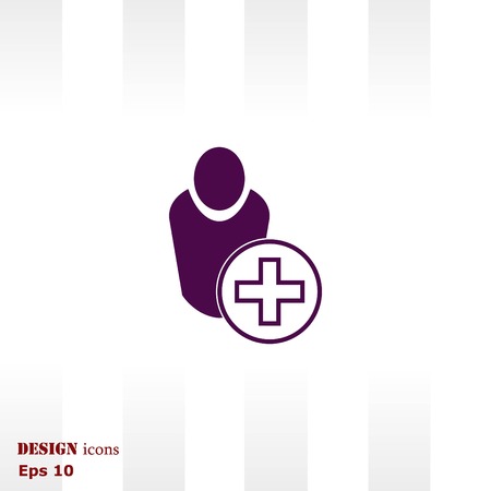 Group of people icon, Friends icon,  vector illustrationのイラスト素材