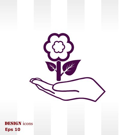 Throw away the trash icon, recycle iconのイラスト素材