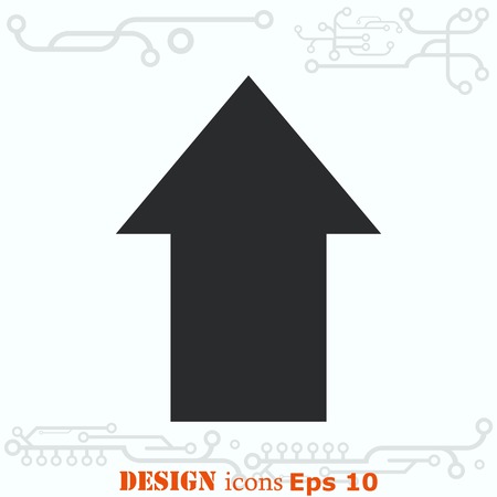 Arrow indicates the direction  icon, vector illustrationのイラスト素材