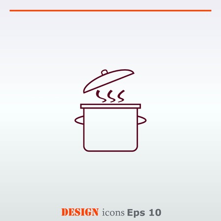 Home appliances icon. pan icon. Vector illustration.のイラスト素材
