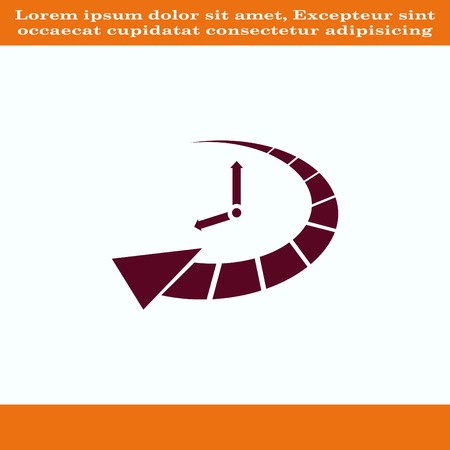 Clock Icon, vector illustrationのイラスト素材
