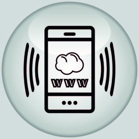 The handset, phone icon , vector illustration.のイラスト素材