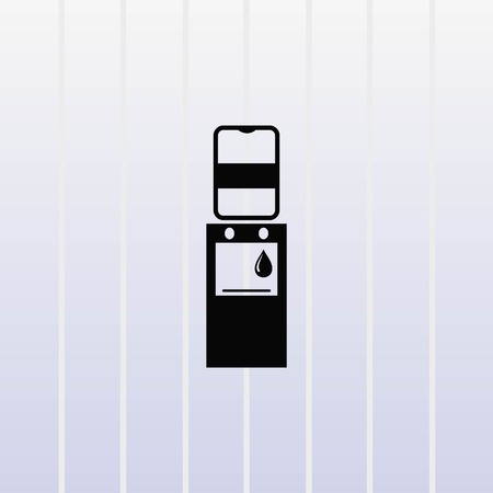 Water Cooler icon, vector illustration.のイラスト素材