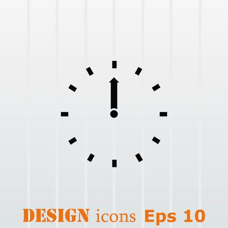 Clock Icon, vector illustrationのイラスト素材