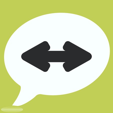 Arrow indicates the direction  icon, vector illustrationのイラスト素材