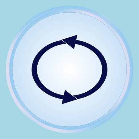 Arrow indicates the direction  icon, vector illustrationのイラスト素材