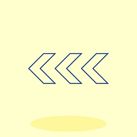 Arrow indicates the direction  icon, vector illustrationのイラスト素材