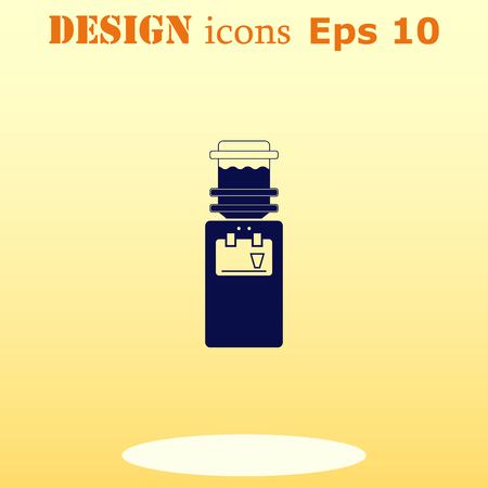 Water Cooler icon, vector illustration.のイラスト素材