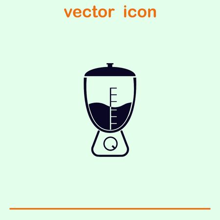 Home appliances icon. blender icon,  Flat Icon of mixer.  Vector illustration. Kitchenware.のイラスト素材