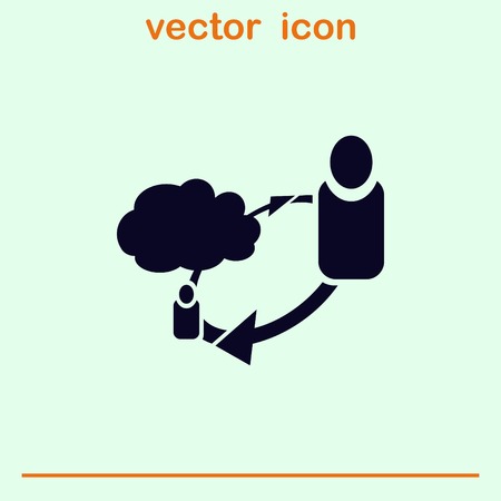 Group of people icon, Friends icon,  vector illustrationのイラスト素材