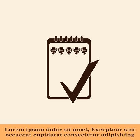 Diamond icon. Finance Icon, vector illustration. Flat design style.のイラスト素材