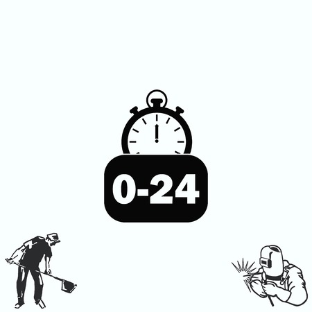 Clock Iconのイラスト素材