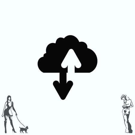 Technology innovation icon. Circuit board, microchip icon. Vector illustration.のイラスト素材