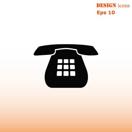 The handset, phone icon , vector illustration.のイラスト素材