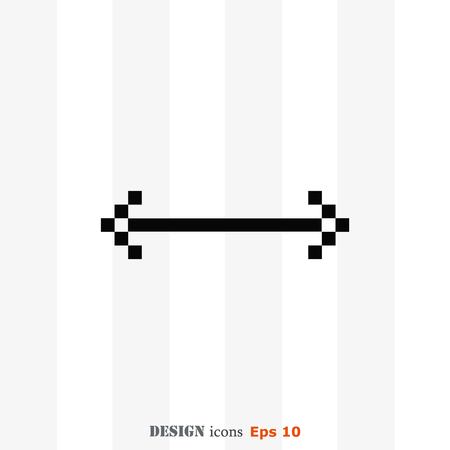 Arrow indicates the direction  icon, vector illustrationのイラスト素材