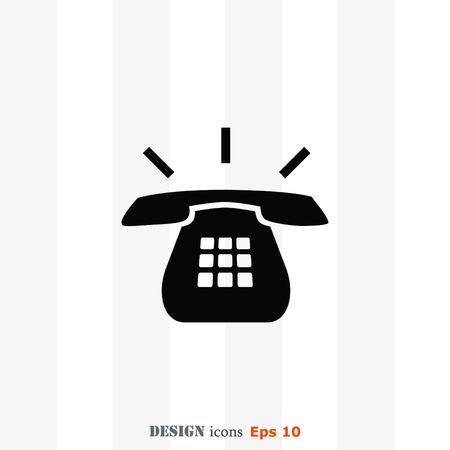 The handset, phone icon , vector illustration.のイラスト素材