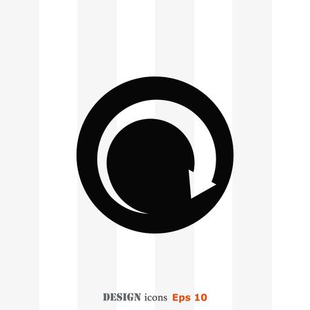 Arrow indicates the direction  icon, vector illustrationのイラスト素材