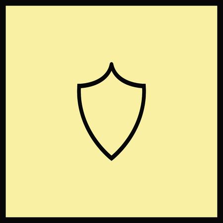 Shield icon.のイラスト素材