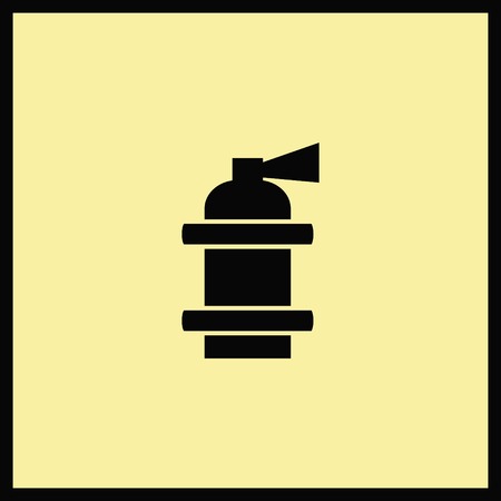 Fire extinguisher icon.のイラスト素材