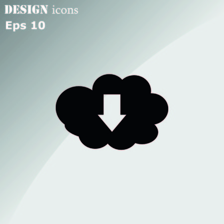 Technology innovation icon. Cloud technology, vector illustration.のイラスト素材