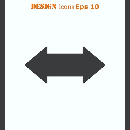 Arrow indicates the direction  icon, vector illustrationのイラスト素材