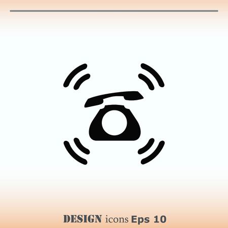 The handset, phone icon , vector illustration.のイラスト素材
