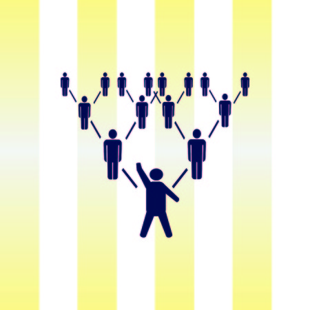 Group of people icon, Friends icon,  vector illustrationのイラスト素材