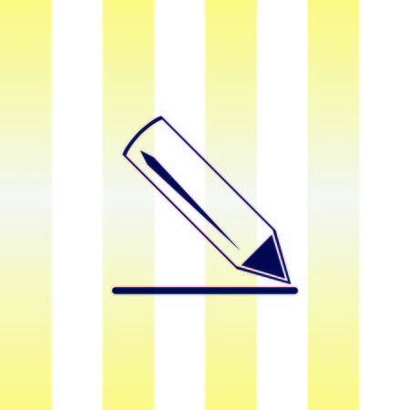 Pencil icon, vector illustrationのイラスト素材