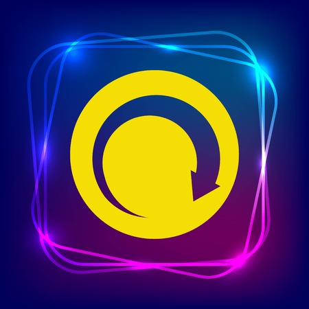 Arrow indicates the direction  icon, vector illustrationのイラスト素材
