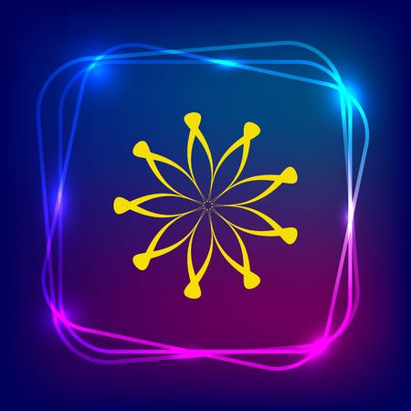 Vector flower Iconのイラスト素材