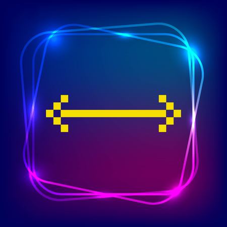 Arrow indicates the direction  icon, vector illustrationのイラスト素材