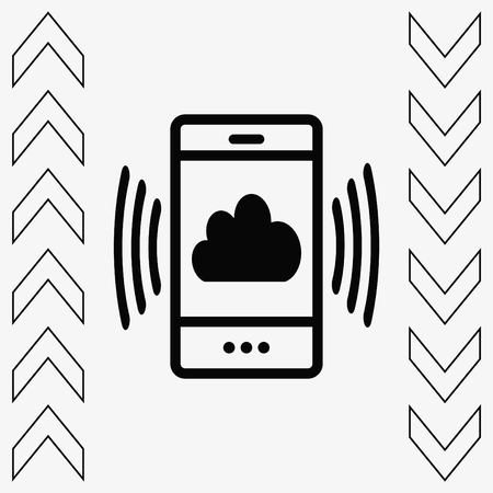 Technology innovation icon. Circuit board, microchip icon. Vector illustration.のイラスト素材