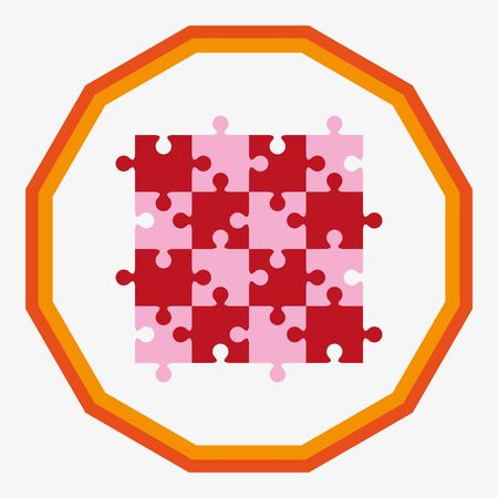 Puzzle, vector illustration.のイラスト素材