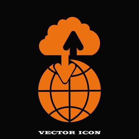 Technology innovation icon. Circuit board, microchip icon. Vector illustration.のイラスト素材