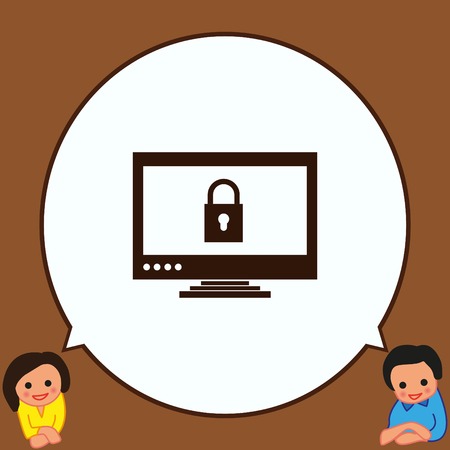 secore login iconのイラスト素材