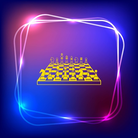 icon chess pieces, vector illustration.のイラスト素材