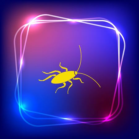 Cockroach icon, pest icon, vector illustration.のイラスト素材